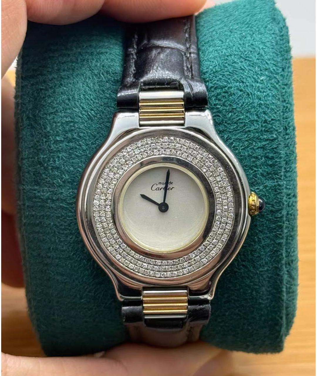 CARTIER Серебряные металлические часы, фото 4