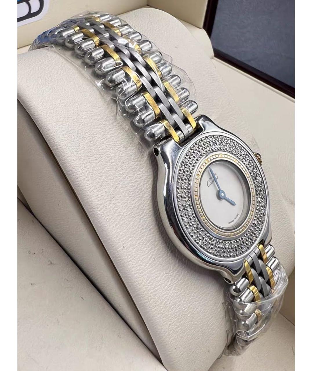 CARTIER Серебряные металлические часы, фото 3