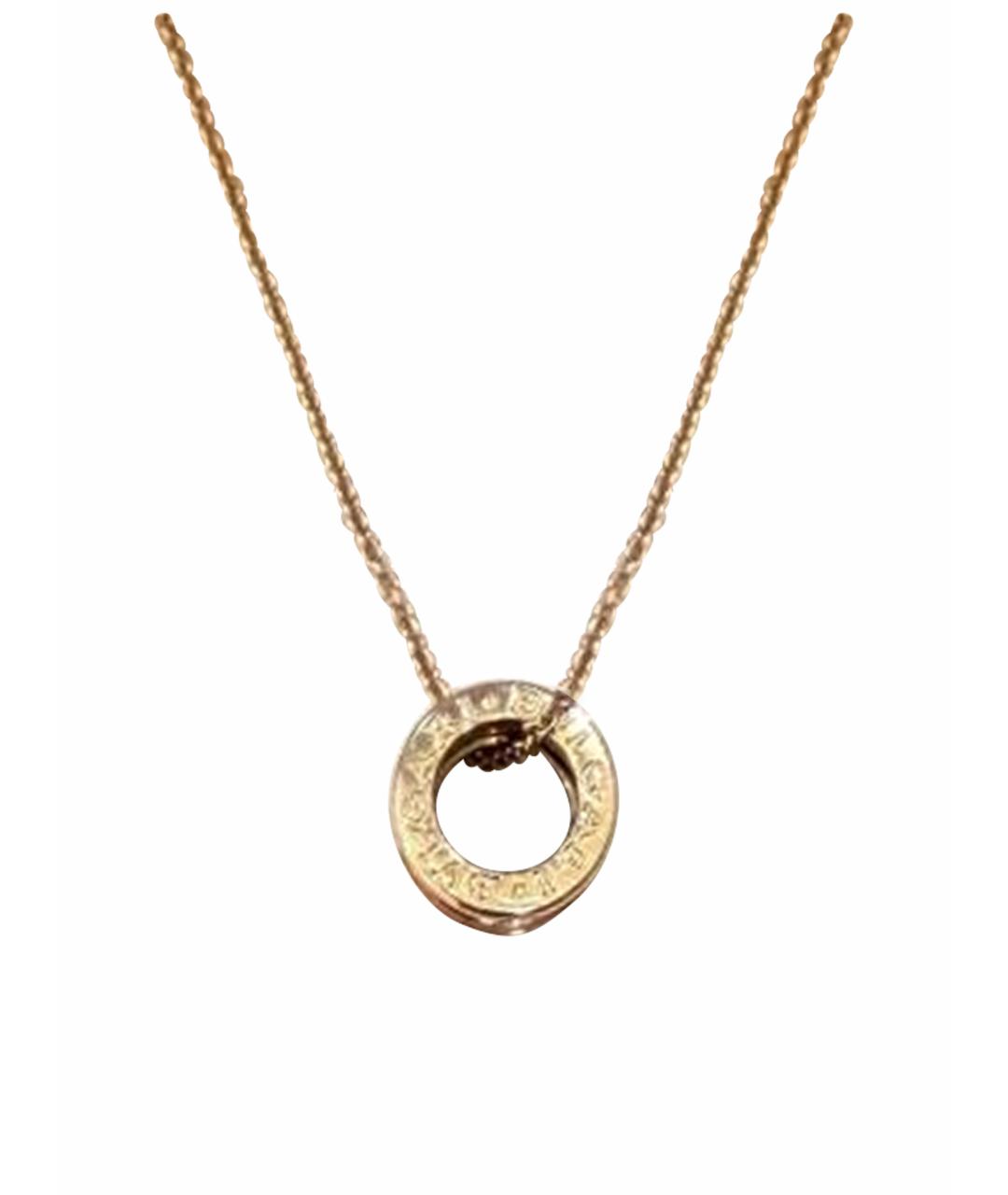 BVLGARI Золотая подвеска из розового золота, фото 1