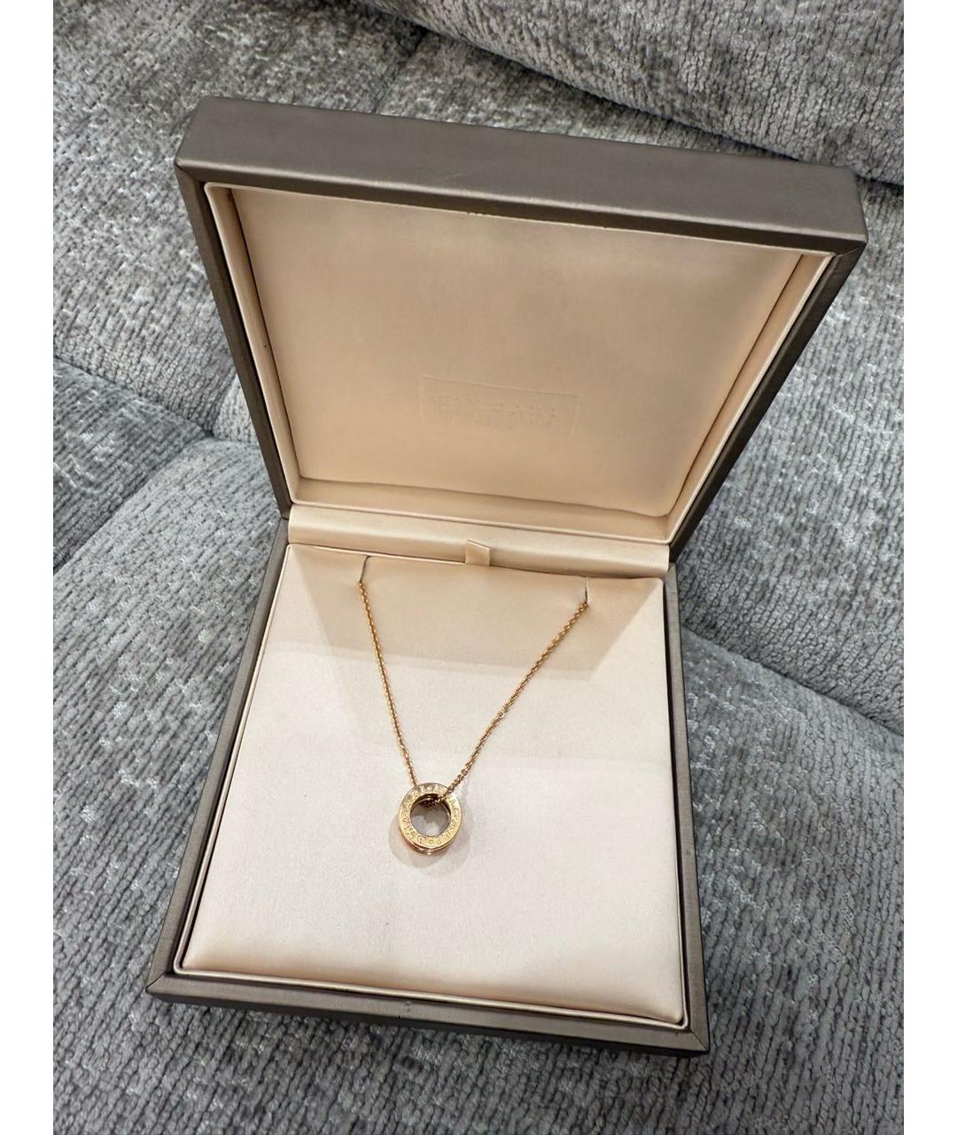 BVLGARI Золотая подвеска из розового золота, фото 4
