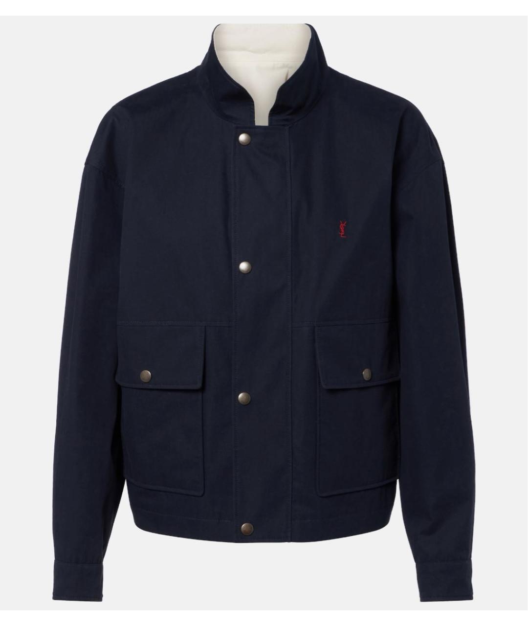 SAINT LAURENT Темно-синяя куртка, фото 9