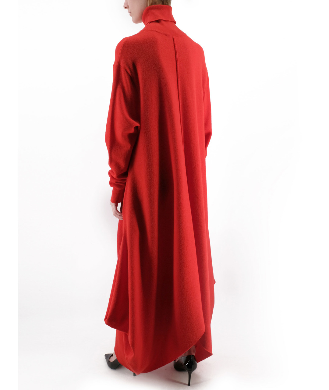 STELLA MCCARTNEY Красное шерстяное повседневное платье, фото 3