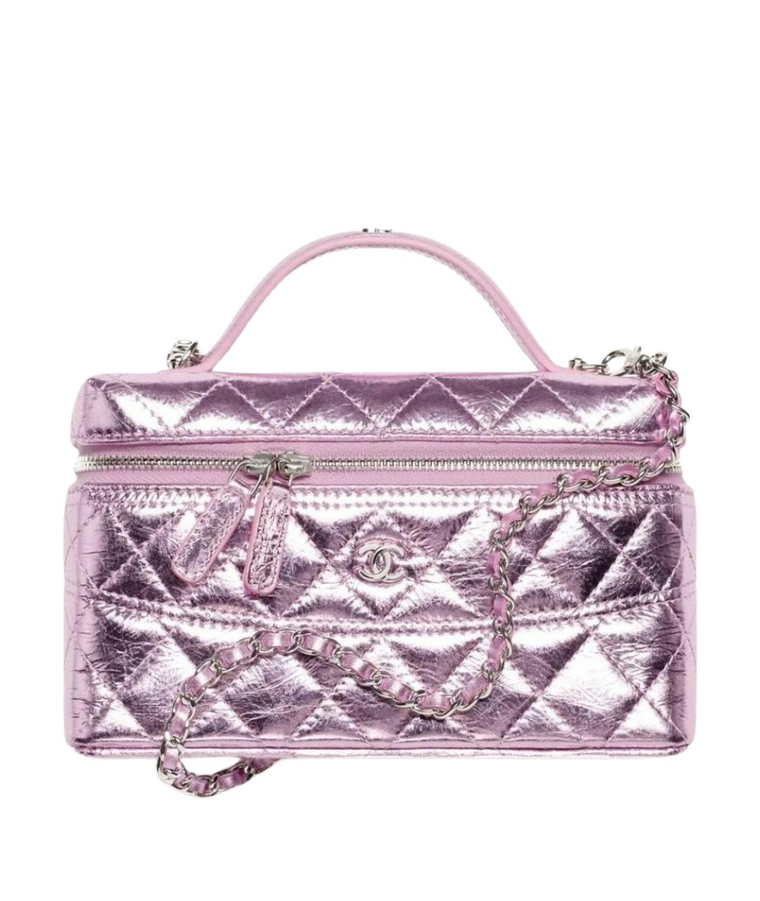 CHANEL Фиолетовая сумка через плечо из лакированной кожи, фото 1