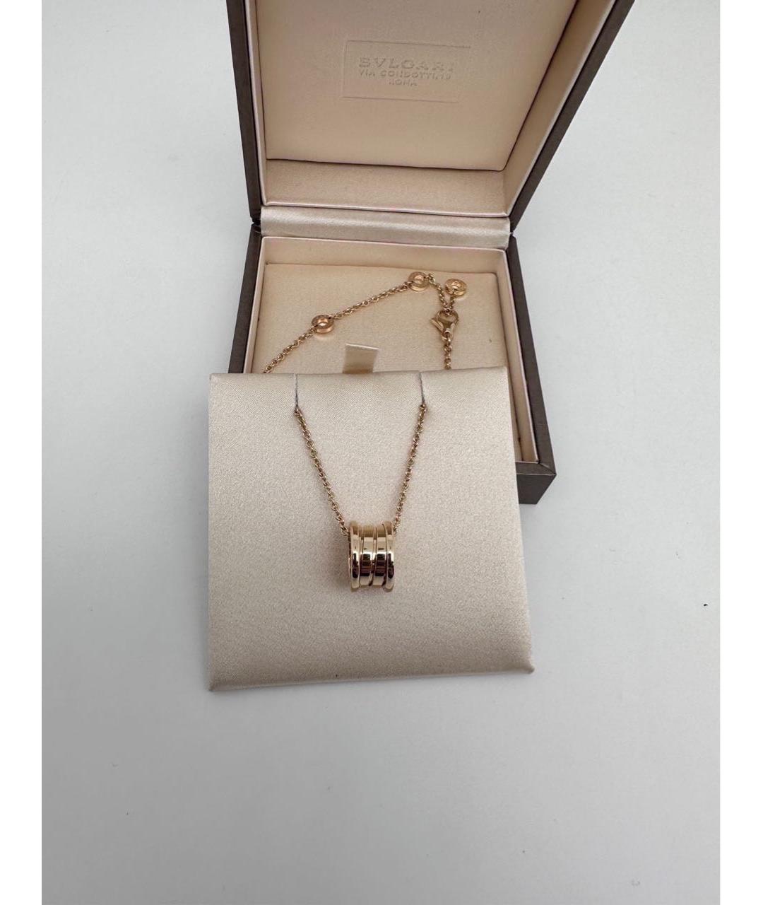 BVLGARI Золотая подвеска из розового золота, фото 4