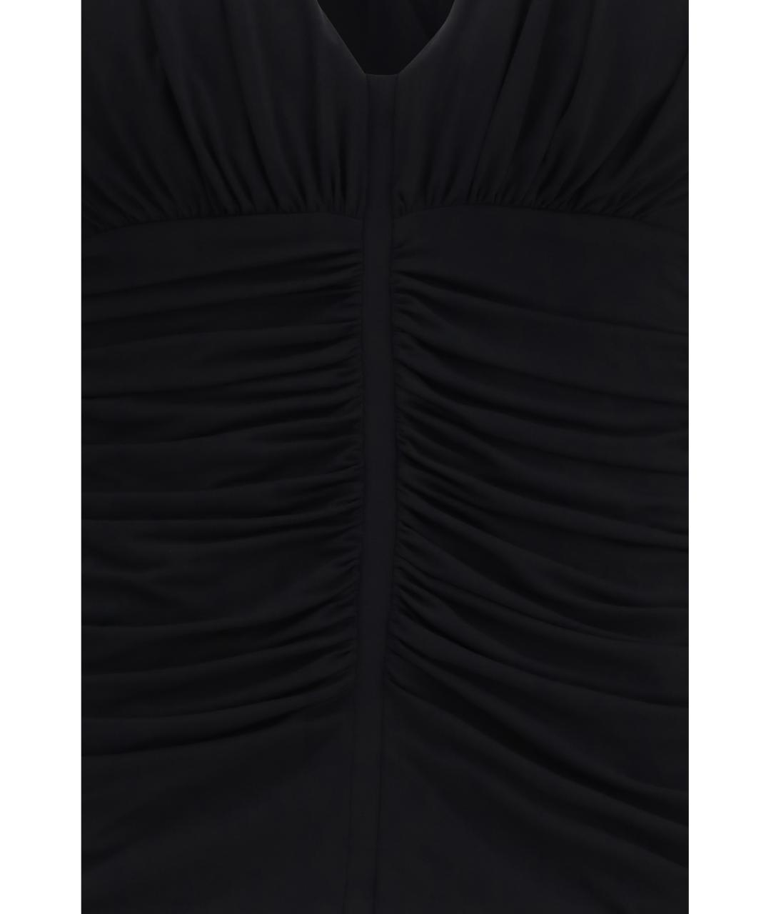 SPORTMAX Черная синтетическая блузы, фото 3