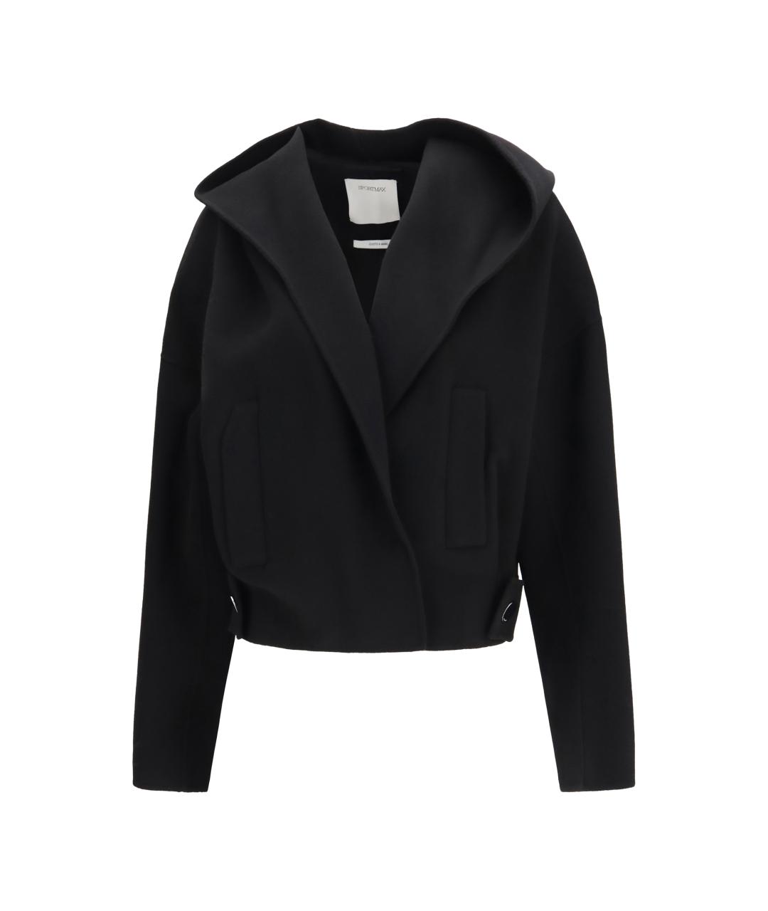 SPORTMAX Черная шерстяная куртка, фото 1