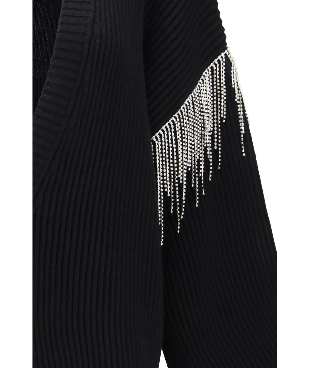 SPORTMAX Черный шерстяной кардиган, фото 3