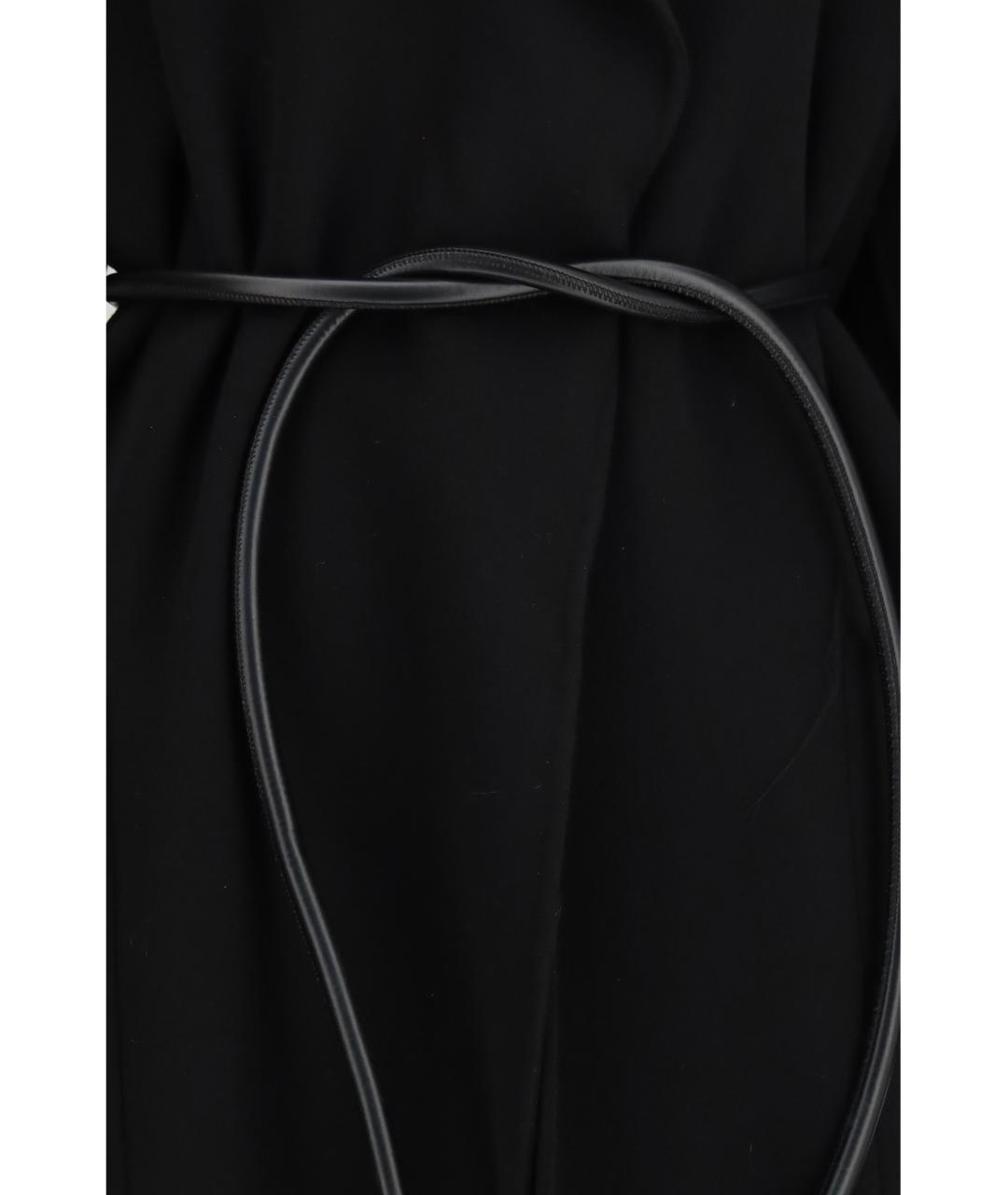 SPORTMAX Черное шерстяное пальто, фото 3