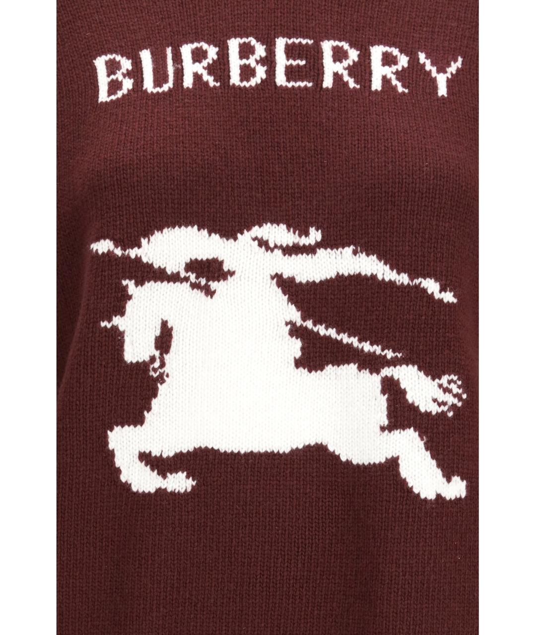 BURBERRY Мульти шерстяной джемпер / свитер, фото 3