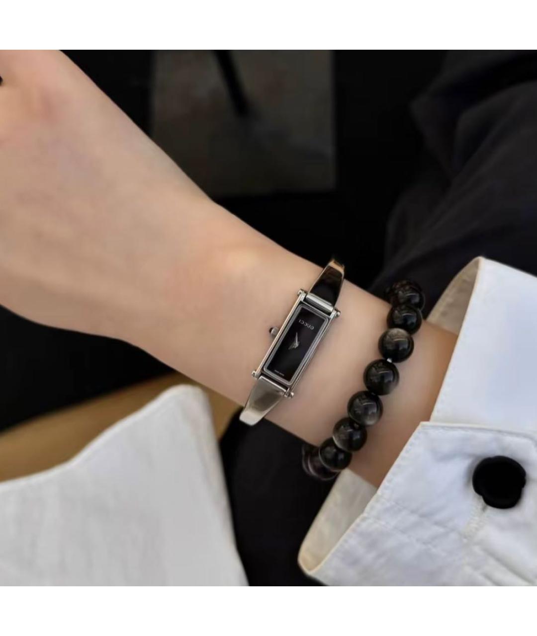 GUCCI Серебряные часы, фото 8