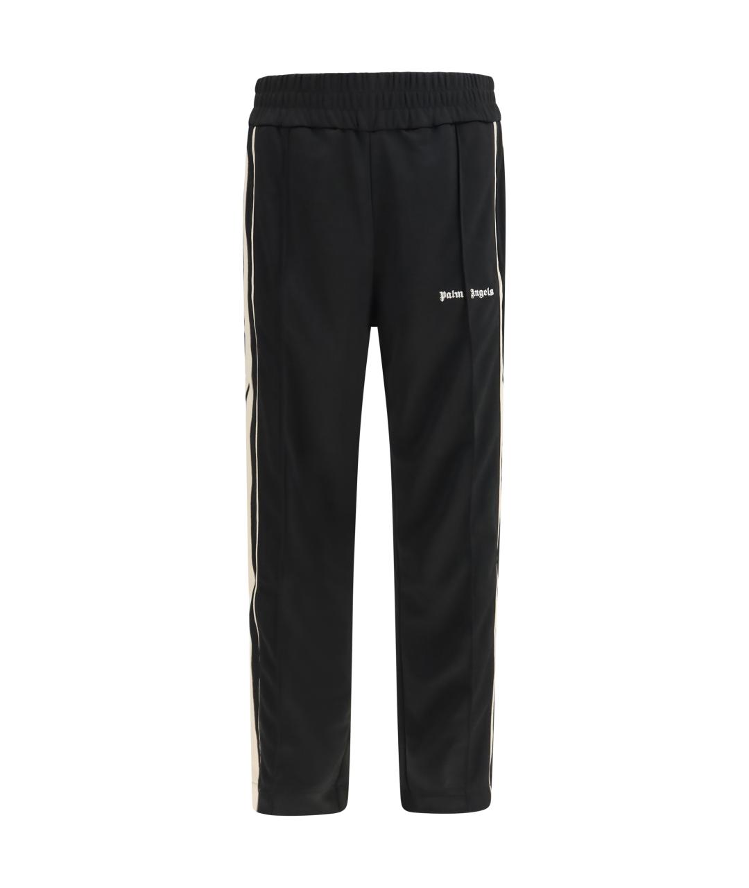 PALM ANGELS Черные синтетические повседневные брюки, фото 1