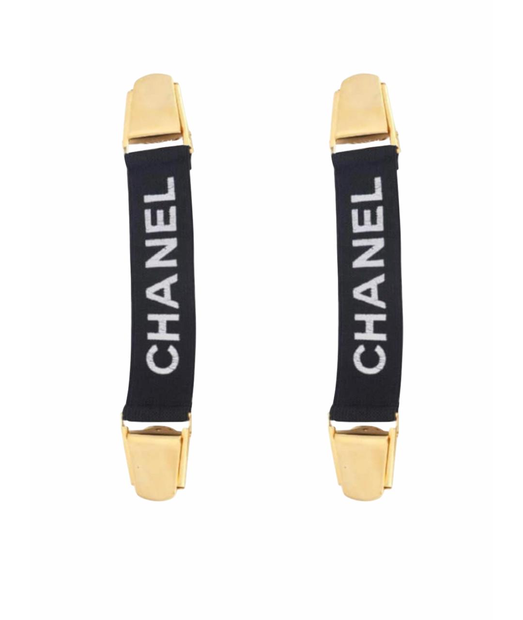 CHANEL Черный ремень, фото 1