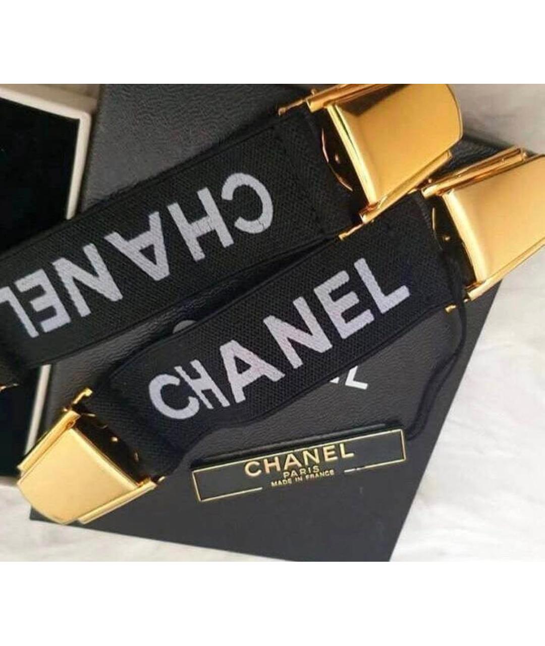 CHANEL Черный ремень, фото 6