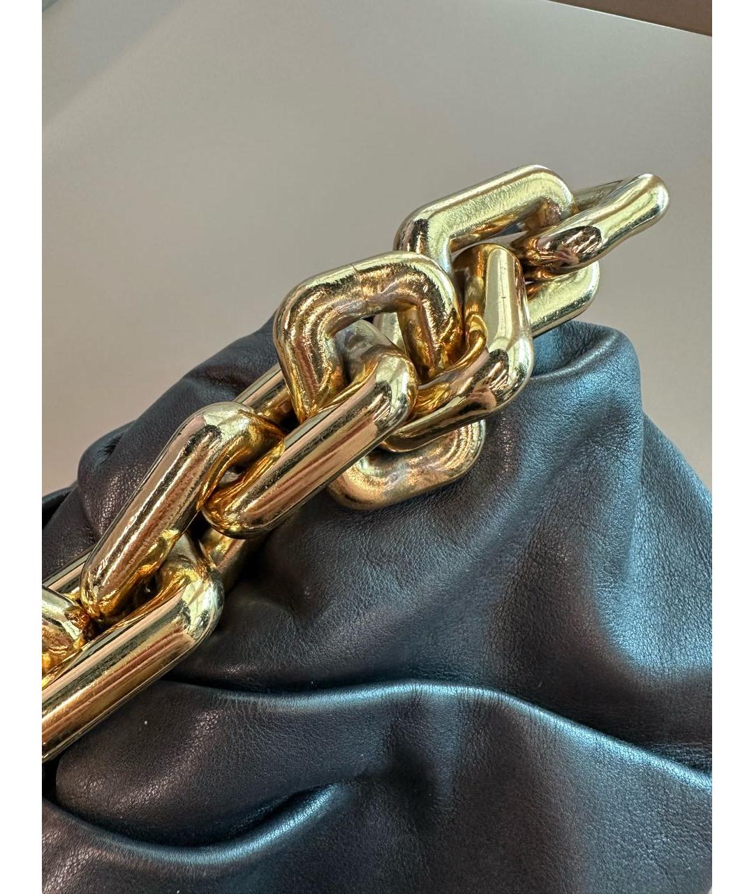 BOTTEGA VENETA Коричневая кожаная сумка с короткими ручками, фото 7