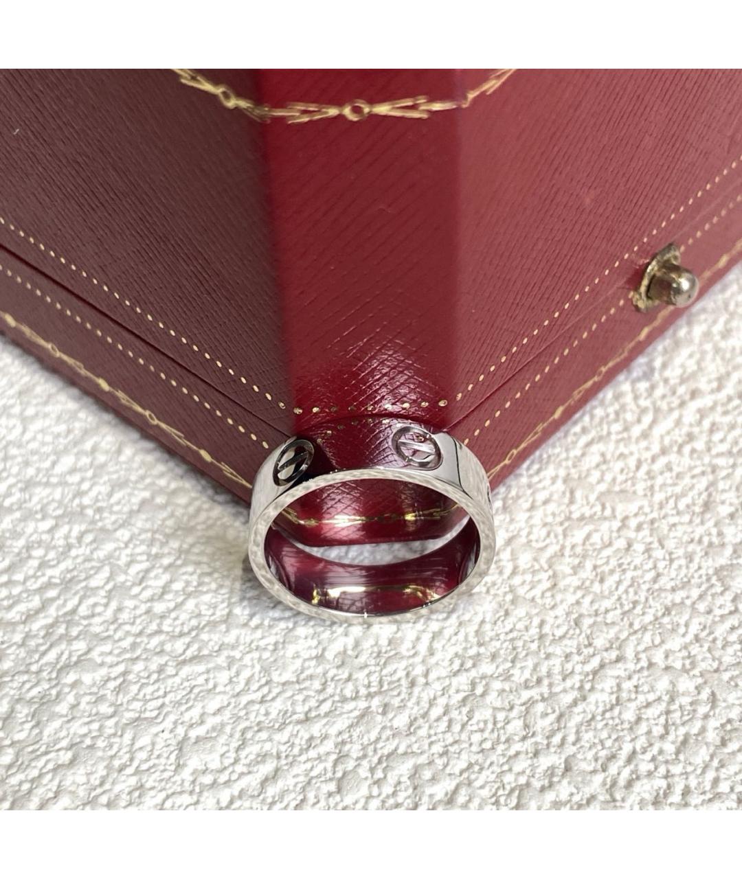 CARTIER Серебряное кольцо из белого золота, фото 3