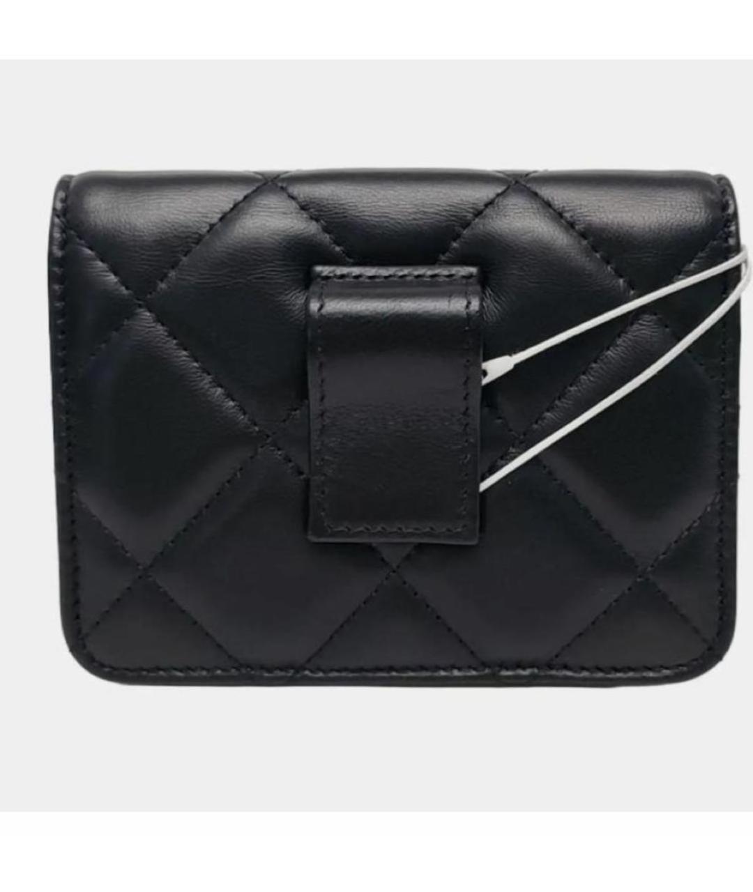 CHANEL Черная кожаная поясная сумка, фото 4