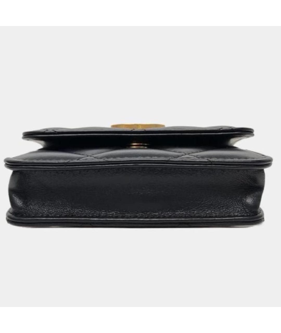 CHANEL Черная кожаная поясная сумка, фото 5