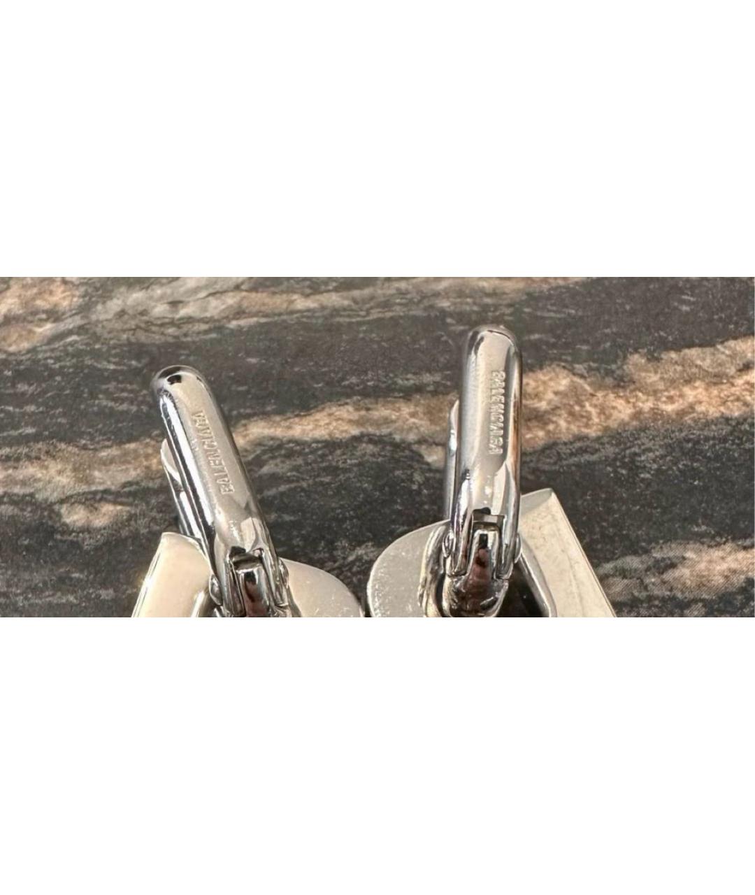 BALENCIAGA Серебряные серьги, фото 4