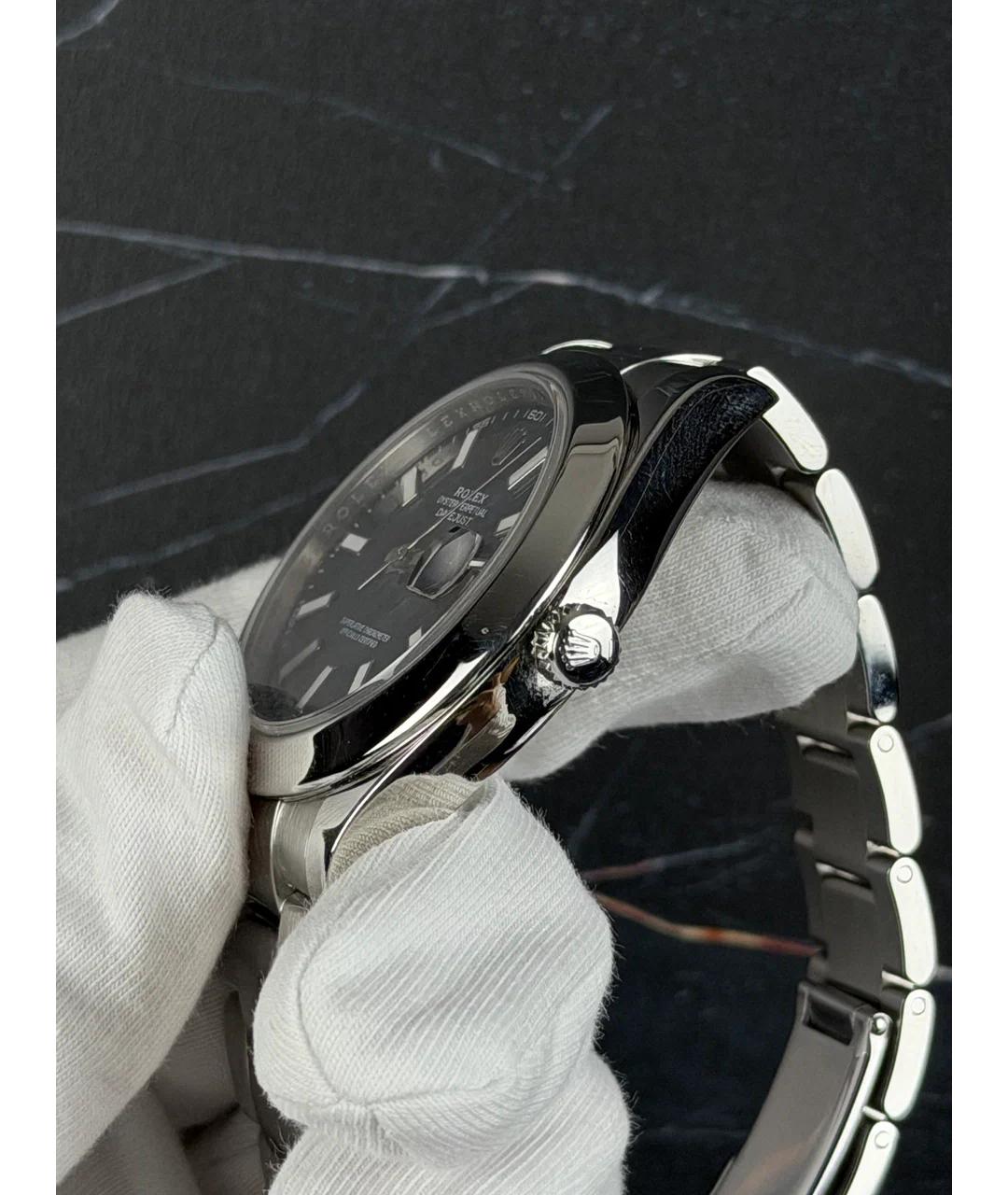 ROLEX Темно-синие металлические часы, фото 3