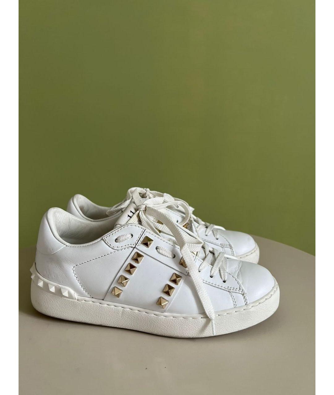 VALENTINO Белые кожаные кеды, фото 9