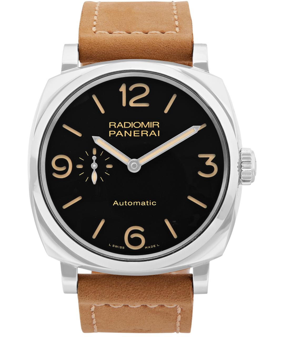 PANERAI Черные часы, фото 1