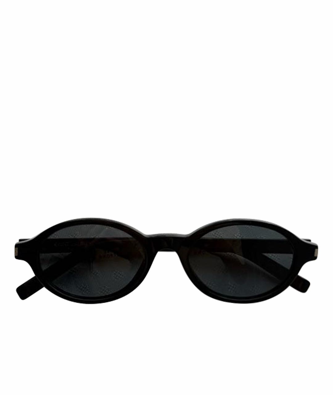 SAINT LAURENT Черные пластиковые солнцезащитные очки, фото 1