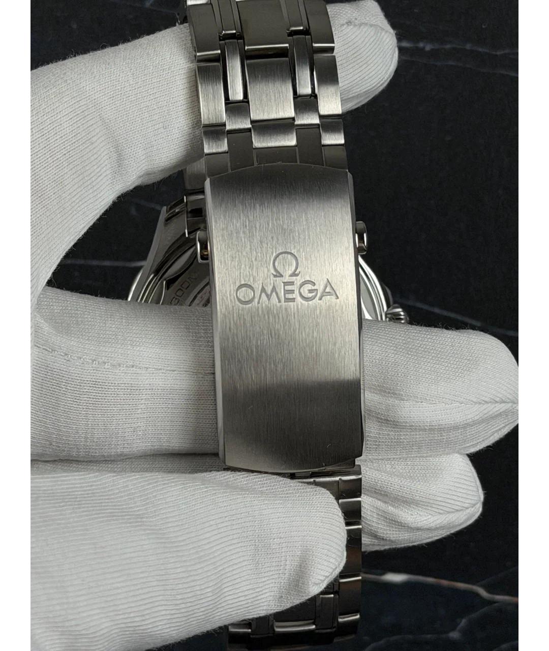 OMEGA Синие металлические часы, фото 7