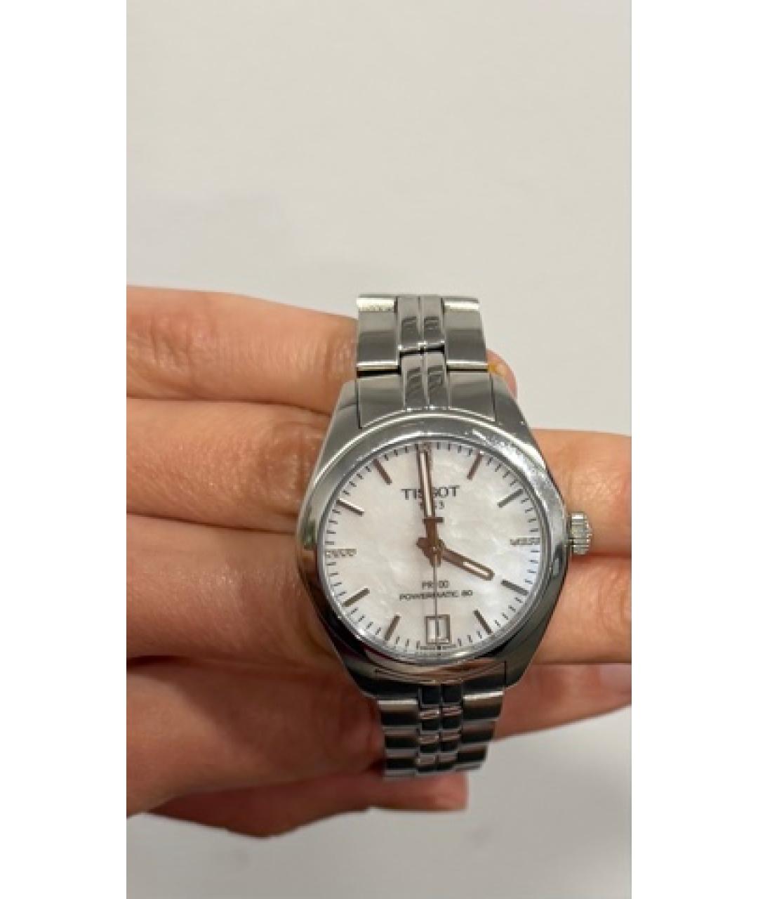 TISSOT Серебряные стальные часы, фото 5