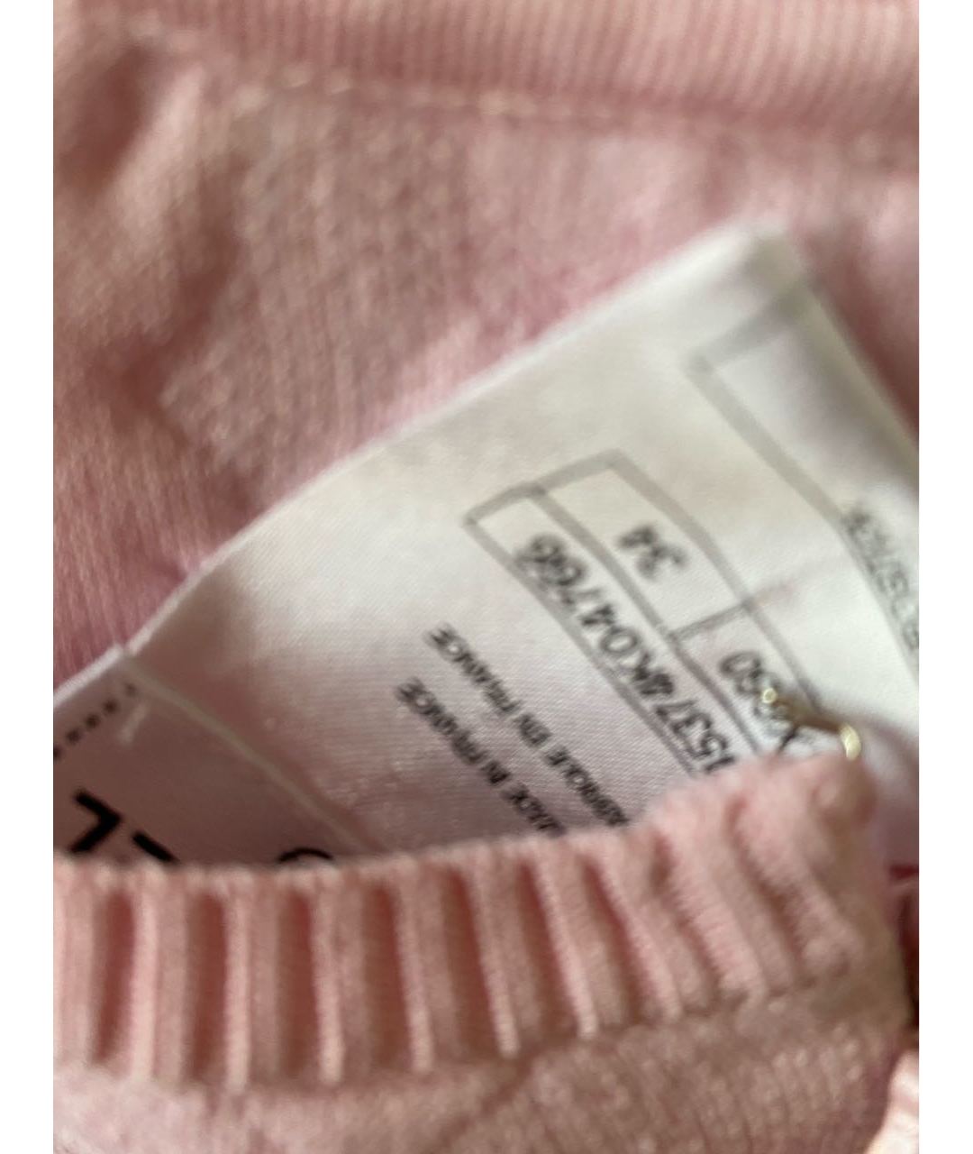 CHANEL PRE-OWNED Розовое хлопко-эластановое платье, фото 4