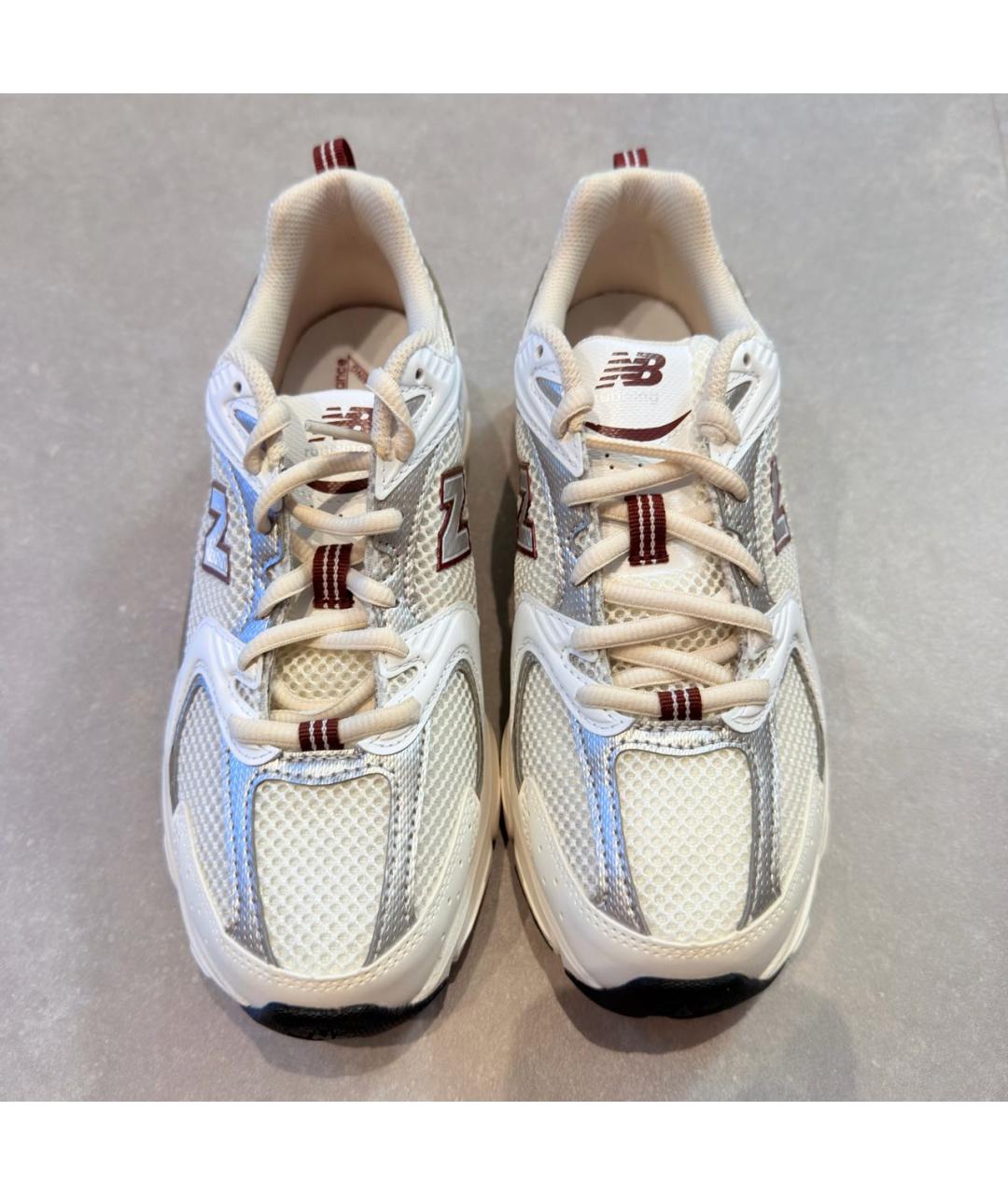 NEW BALANCE Бежевые текстильные кроссовки, фото 2