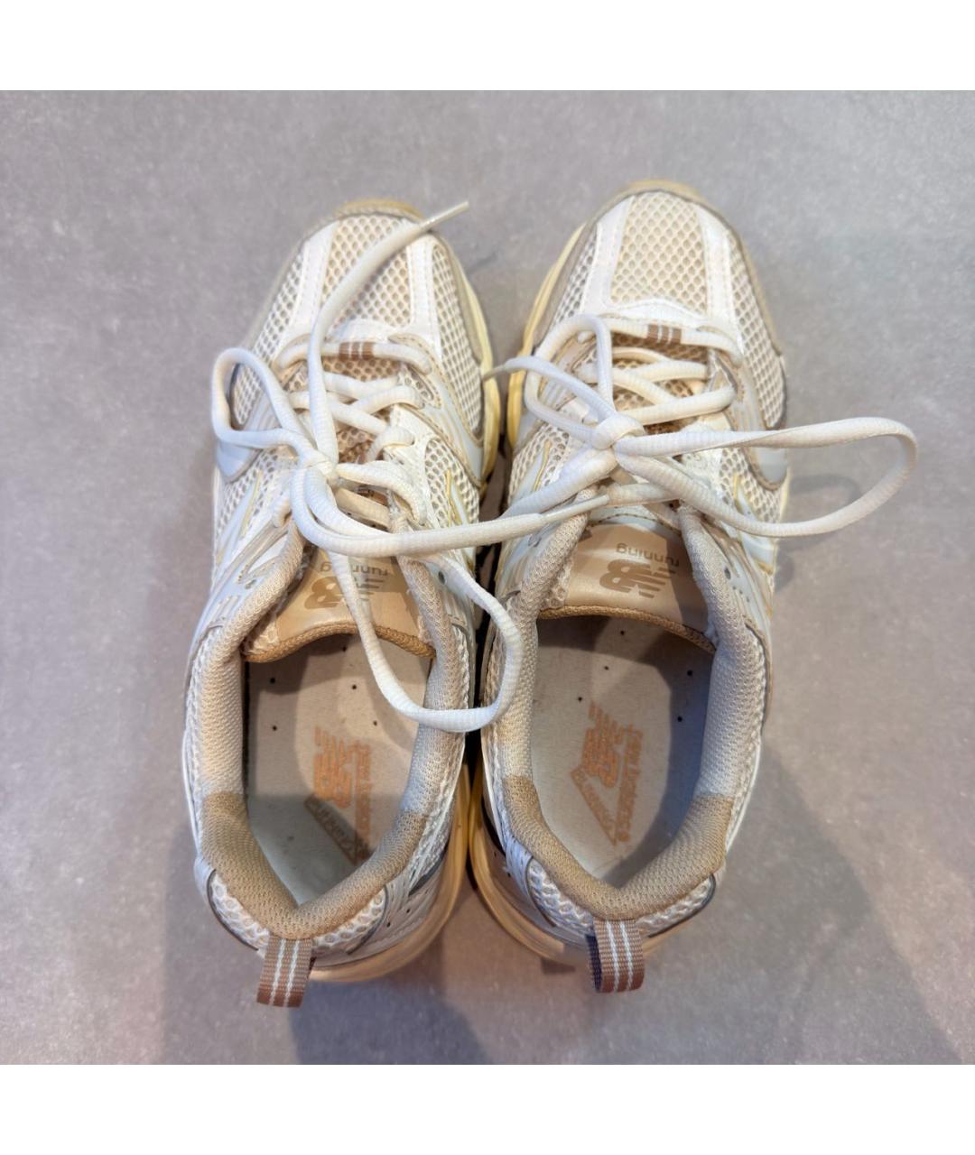 NEW BALANCE Бежевые текстильные кроссовки, фото 3