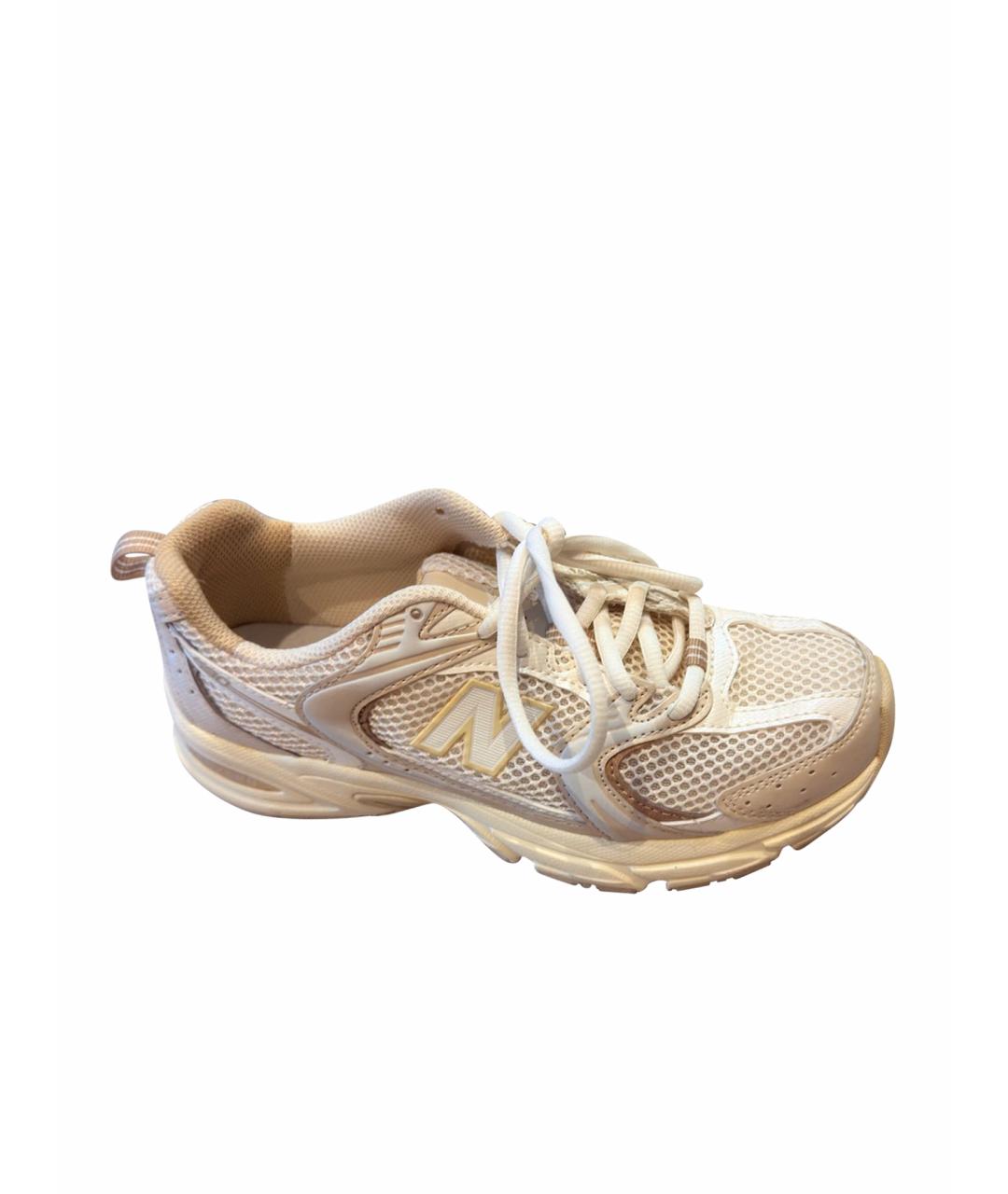 NEW BALANCE Бежевые текстильные кроссовки, фото 1