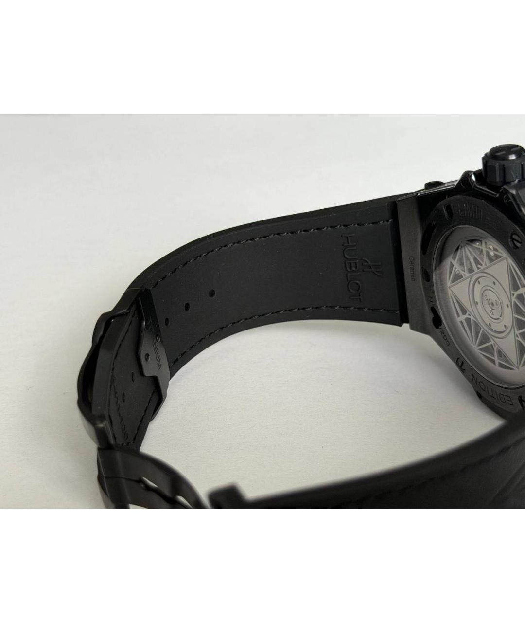 HUBLOT Черные титановые часы, фото 4
