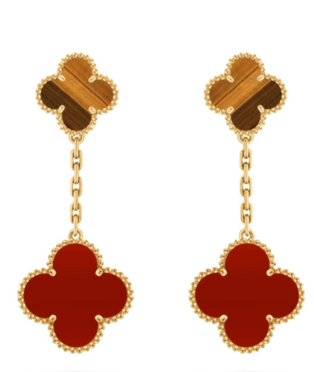 VAN CLEEF & ARPELS Золотые серьги из желтого золота, фото 6