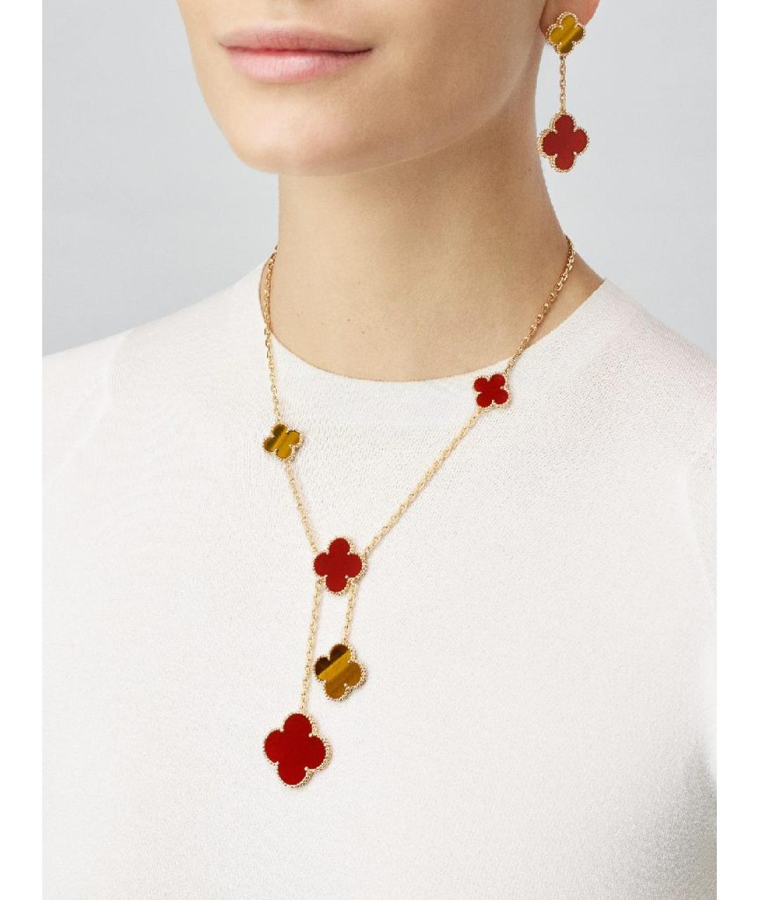VAN CLEEF & ARPELS Золотые серьги из желтого золота, фото 3