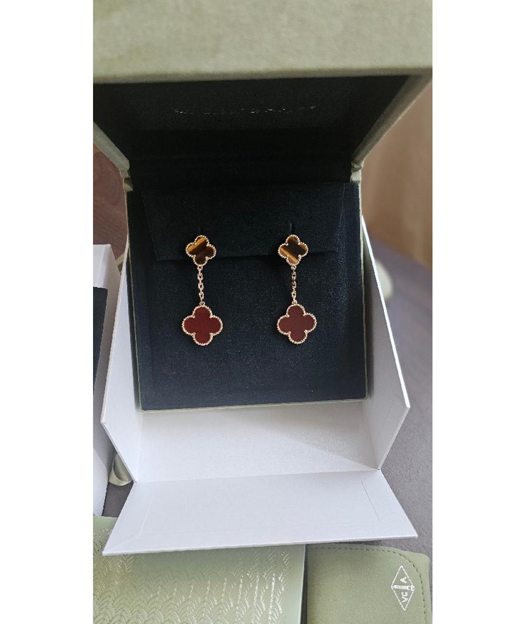 VAN CLEEF & ARPELS Золотые серьги из желтого золота, фото 4