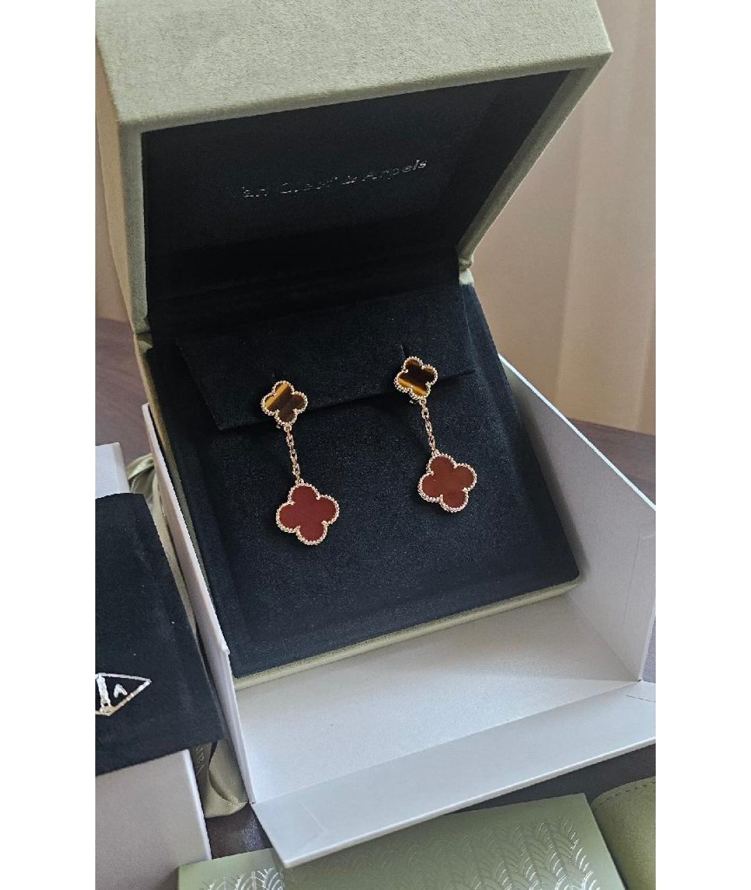 VAN CLEEF & ARPELS Золотые серьги из желтого золота, фото 5