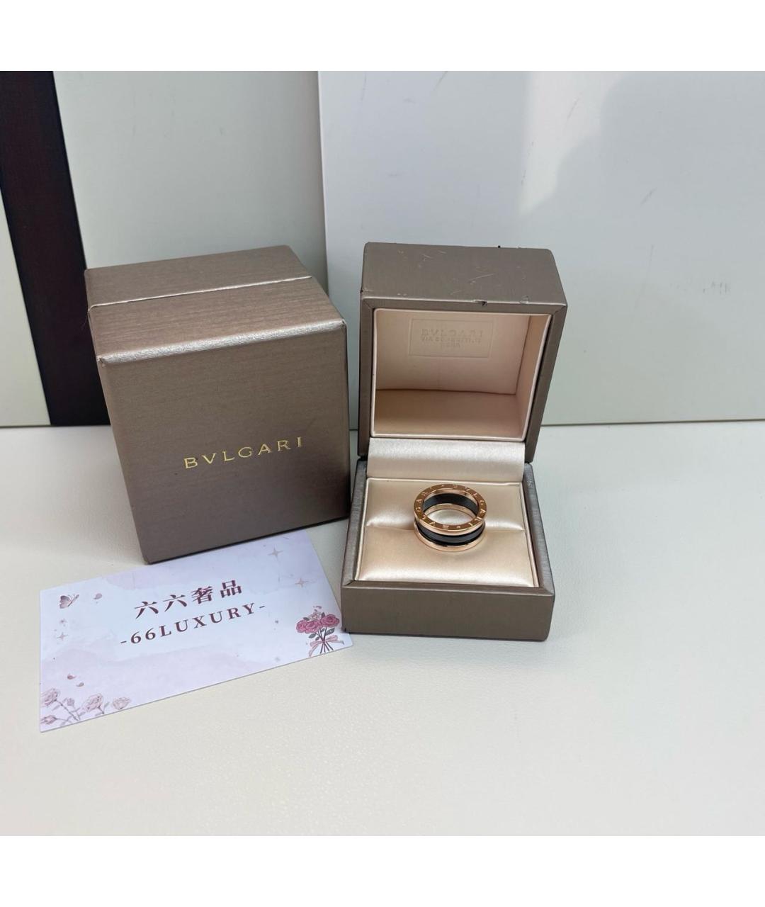 BVLGARI Золотое кольцо из розового золота, фото 6
