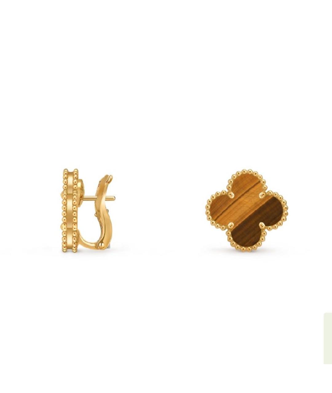 VAN CLEEF & ARPELS Золотые серьги из желтого золота, фото 2
