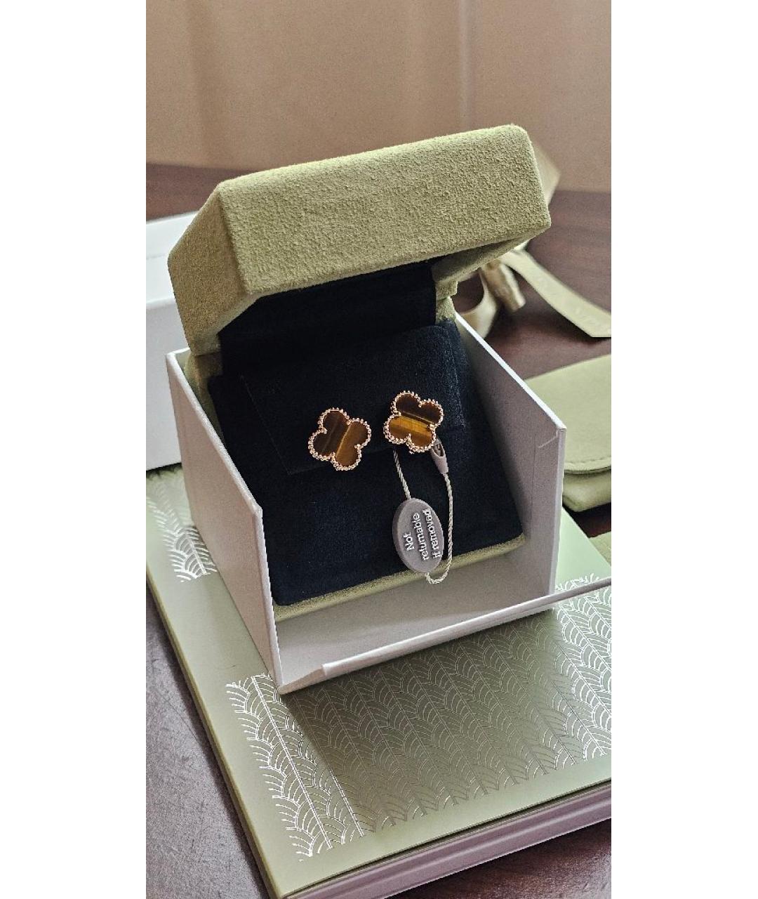 VAN CLEEF & ARPELS Золотые серьги из желтого золота, фото 4