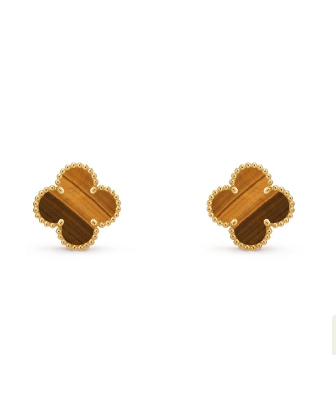 VAN CLEEF & ARPELS Золотые серьги из желтого золота, фото 5