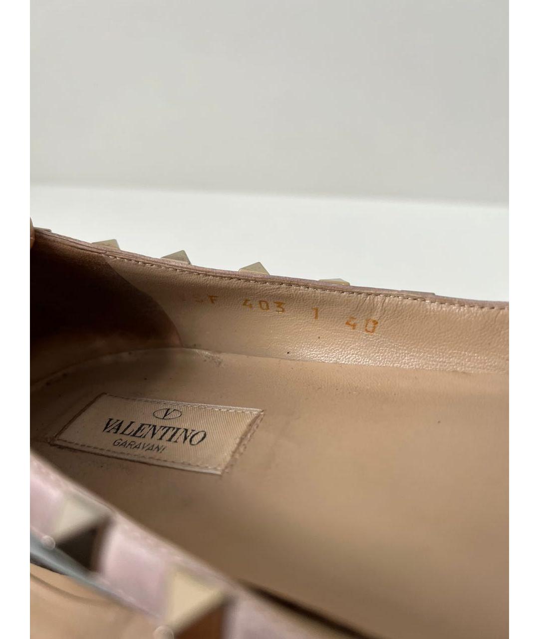 VALENTINO Черные балетки из лакированной кожи, фото 5