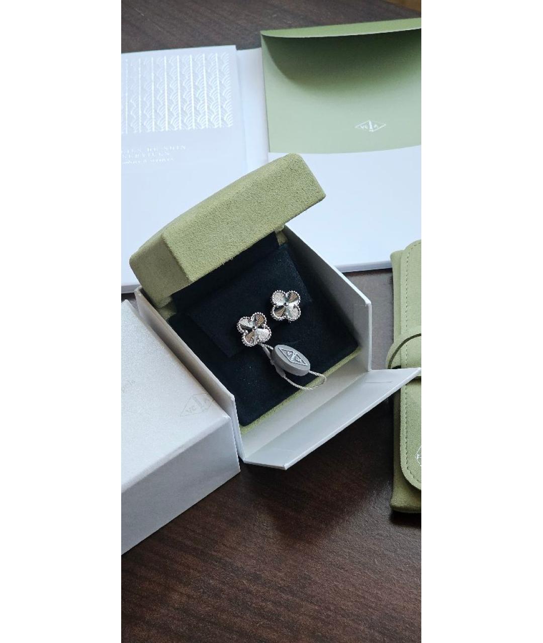 VAN CLEEF & ARPELS Белые серьги из белого золота, фото 6