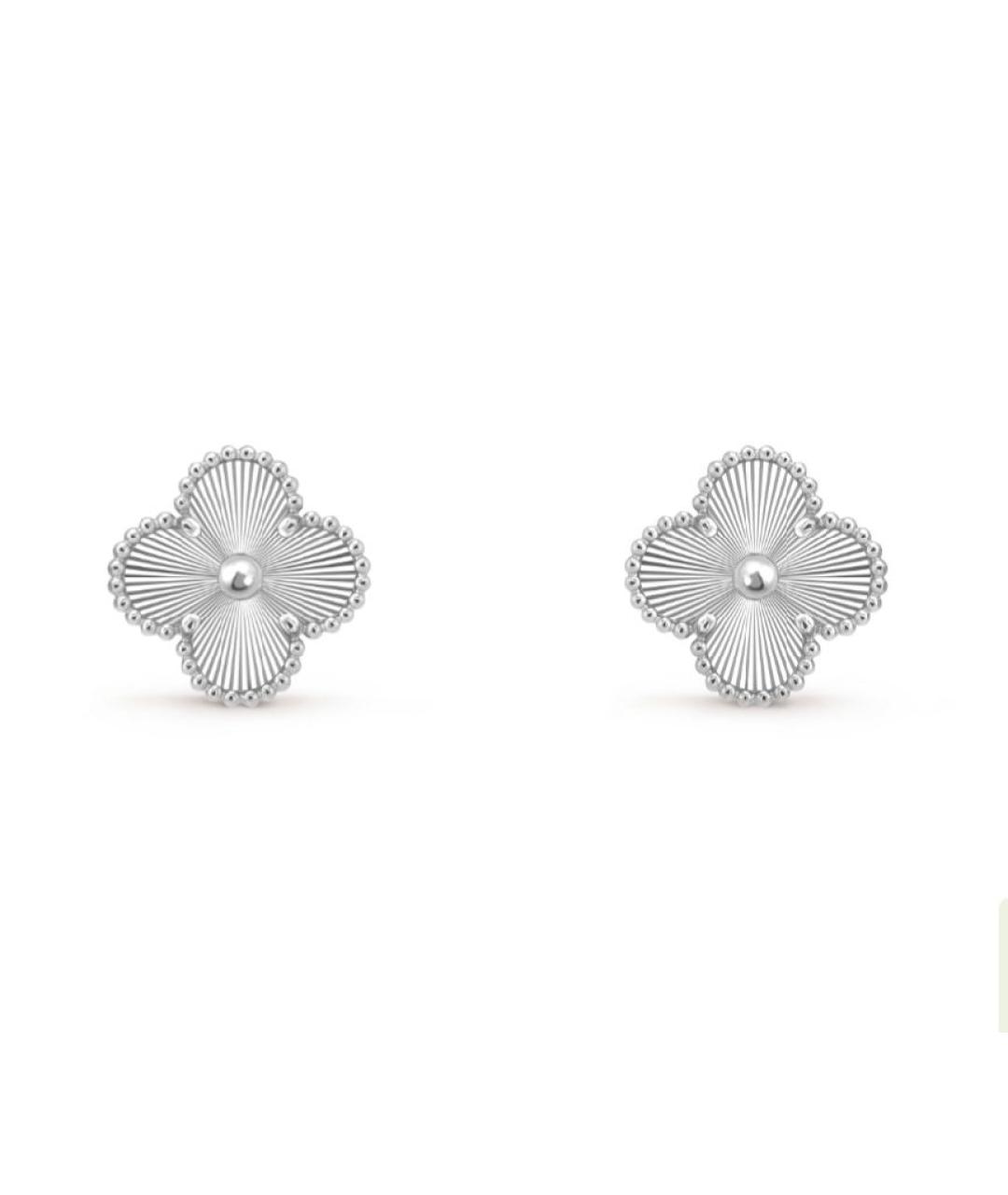 VAN CLEEF & ARPELS Белые серьги из белого золота, фото 8