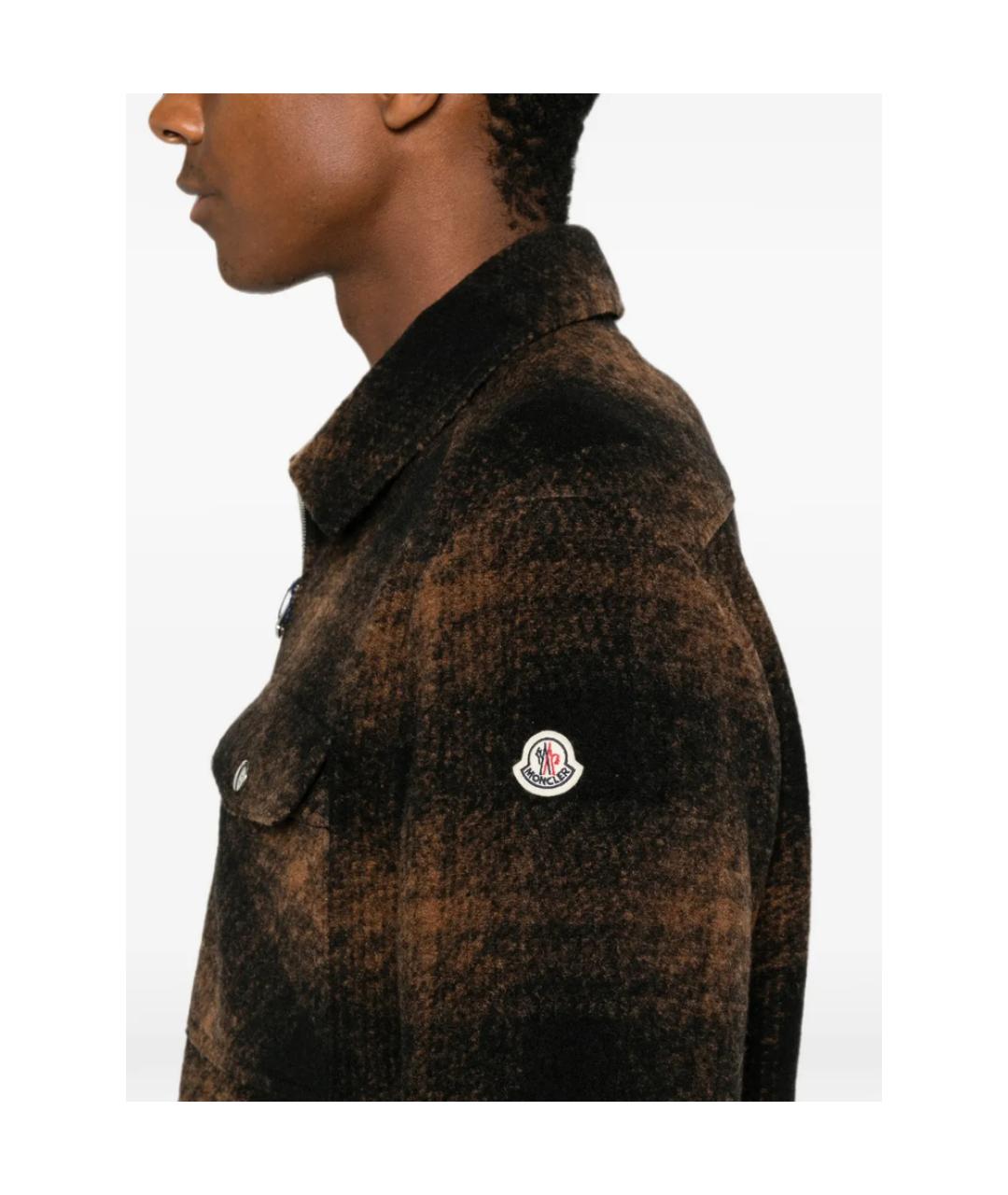 MONCLER Мульти хлопко-полиэстеровая кэжуал рубашка, фото 3