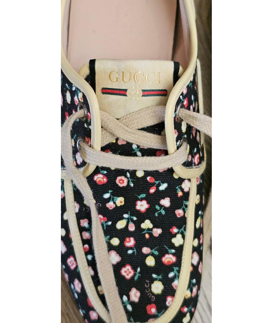 GUCCI Текстильные кеды, фото 6