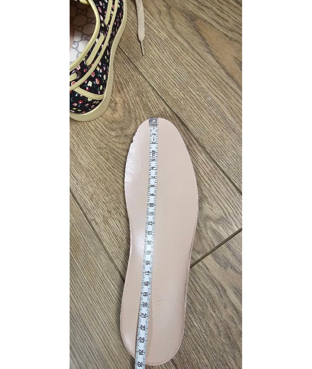 GUCCI Текстильные кеды, фото 9