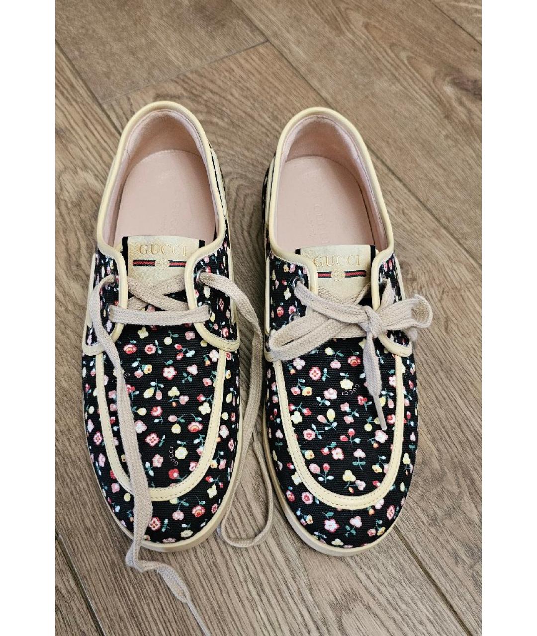 GUCCI Текстильные кеды, фото 7