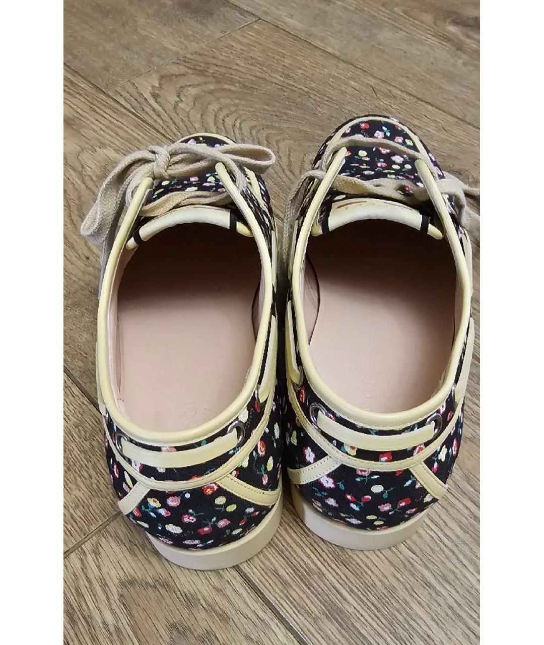 GUCCI Текстильные кеды, фото 4
