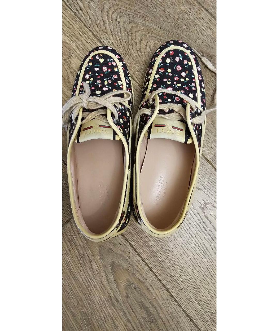 GUCCI Текстильные кеды, фото 8